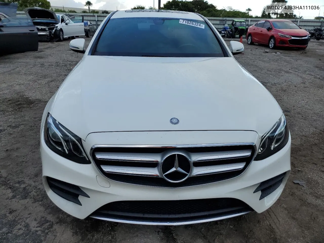 2017 Mercedes-Benz E 300 VIN: WDDZF4JB3HA111036 Lot: 71026324