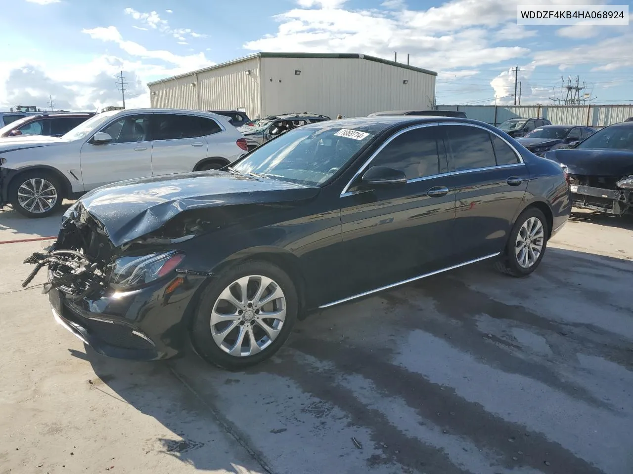 2017 Mercedes-Benz E 300 4Matic VIN: WDDZF4KB4HA068924 Lot: 71069714