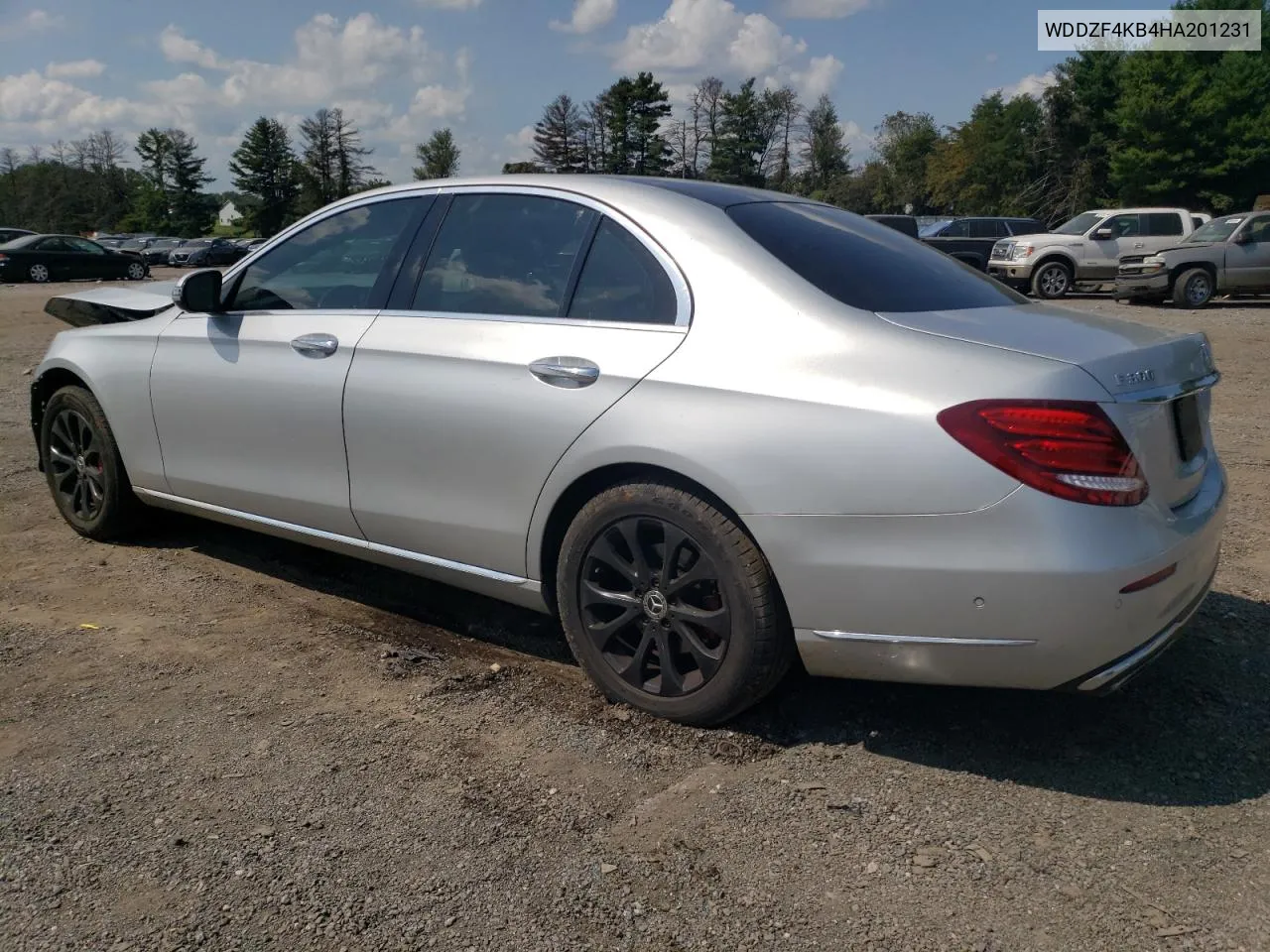 2017 Mercedes-Benz E 300 4Matic VIN: WDDZF4KB4HA201231 Lot: 71168104