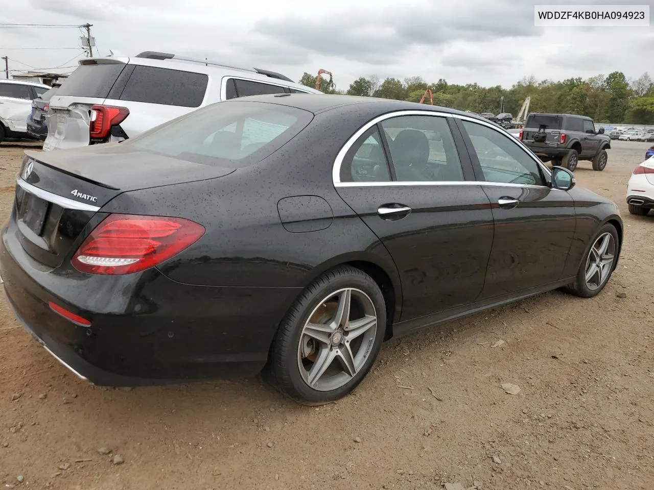 2017 Mercedes-Benz E 300 4Matic VIN: WDDZF4KB0HA094923 Lot: 71395124