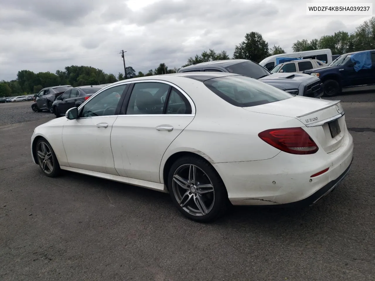 2017 Mercedes-Benz E 300 4Matic VIN: WDDZF4KB5HA039237 Lot: 71637954