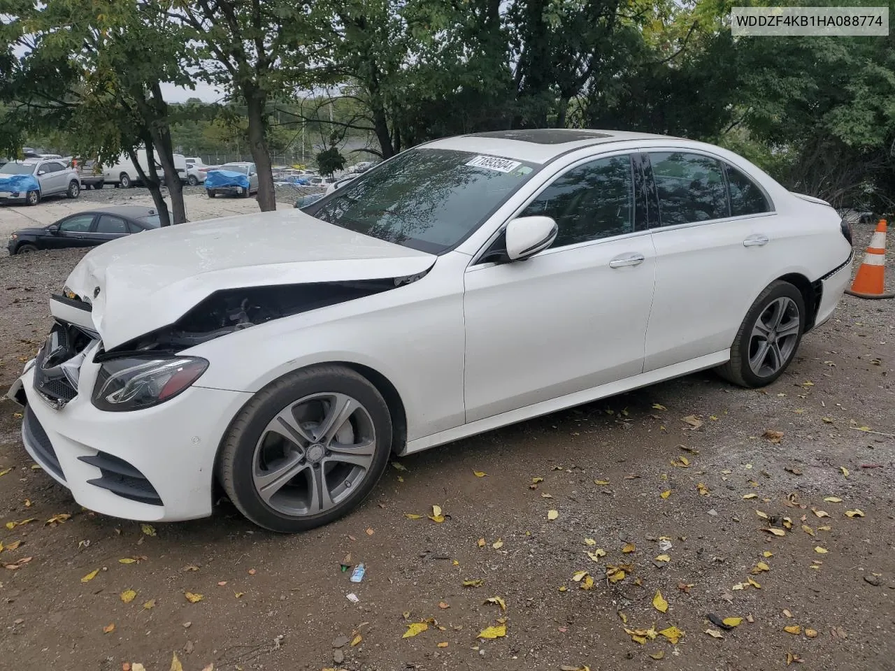 2017 Mercedes-Benz E 300 4Matic VIN: WDDZF4KB1HA088774 Lot: 71893504