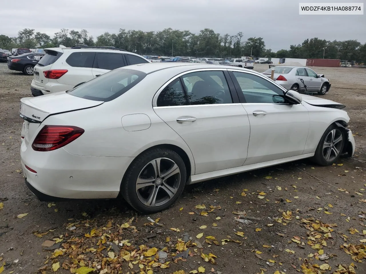 2017 Mercedes-Benz E 300 4Matic VIN: WDDZF4KB1HA088774 Lot: 71893504