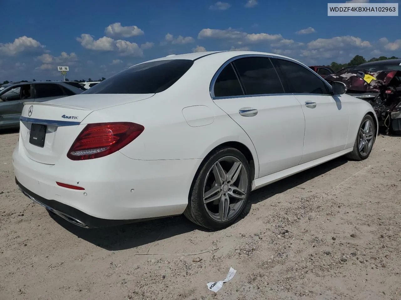 2017 Mercedes-Benz E 300 4Matic VIN: WDDZF4KBXHA102963 Lot: 72417274