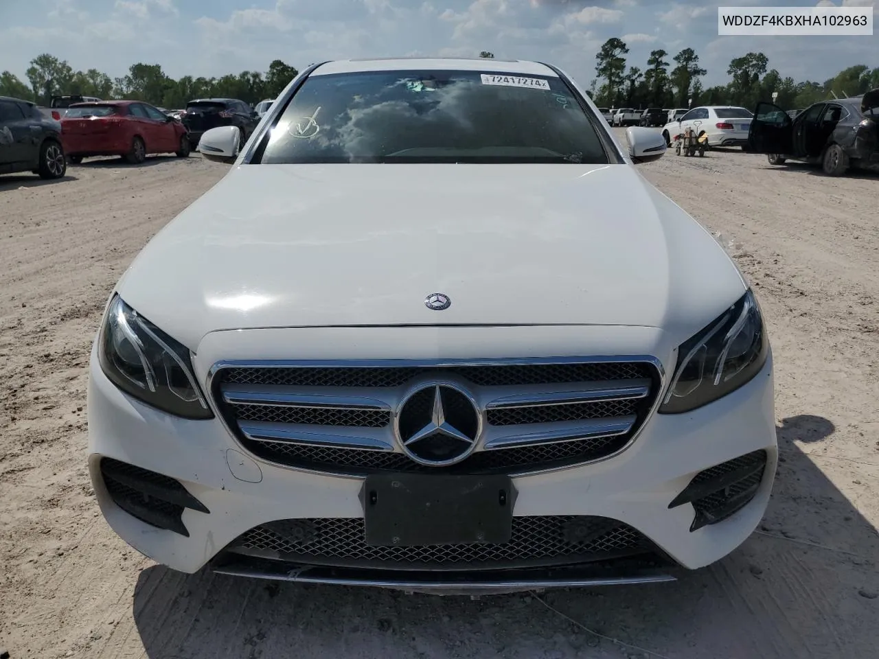 2017 Mercedes-Benz E 300 4Matic VIN: WDDZF4KBXHA102963 Lot: 72417274