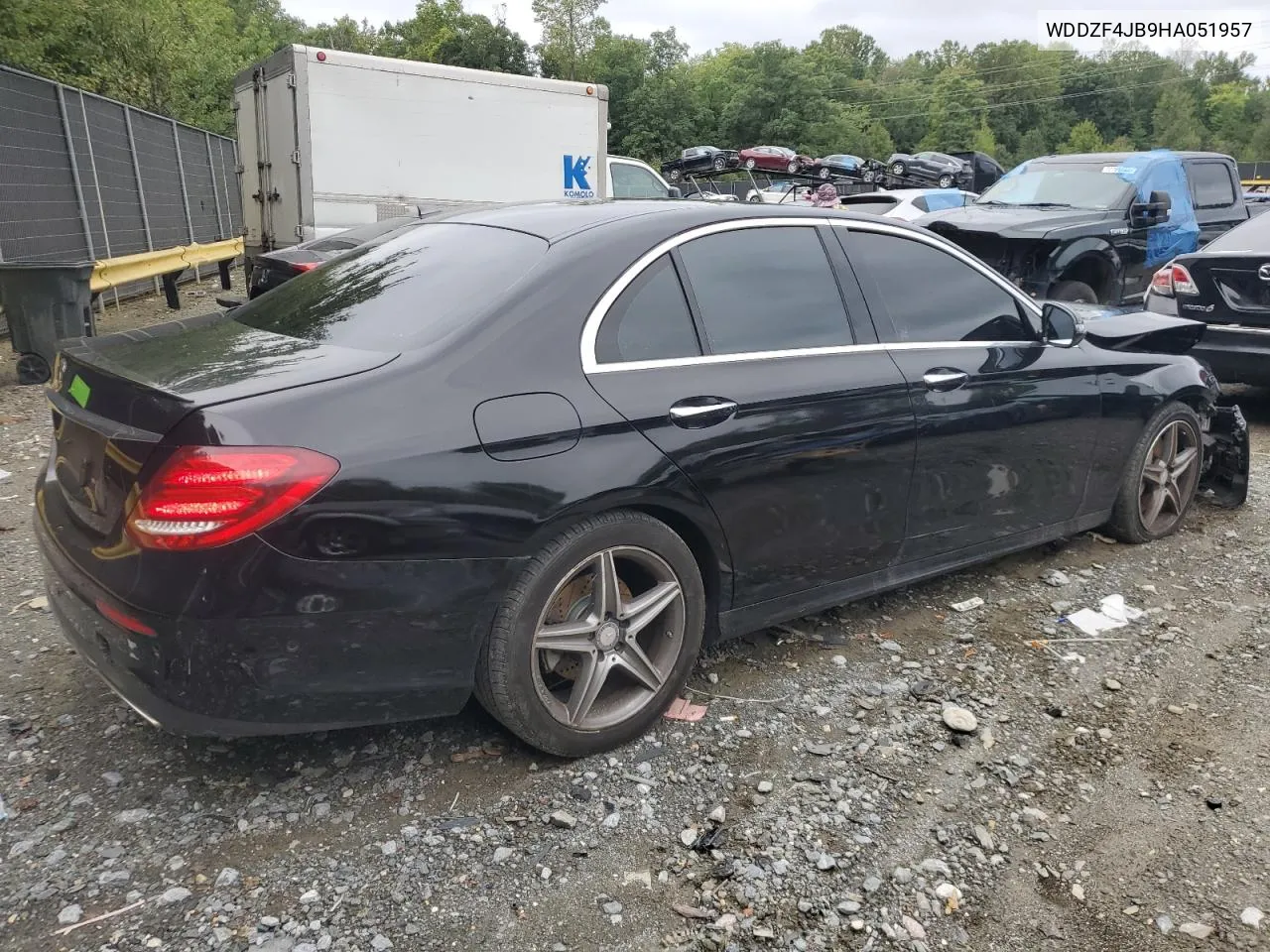 2017 Mercedes-Benz E 300 VIN: WDDZF4JB9HA051957 Lot: 72674644