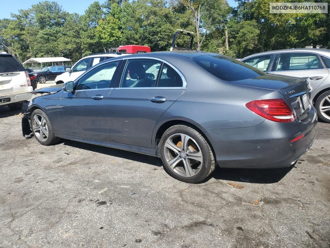 2017 Mercedes-Benz E 300 VIN: WDDZF4JB6HA110768 Lot: 72994474