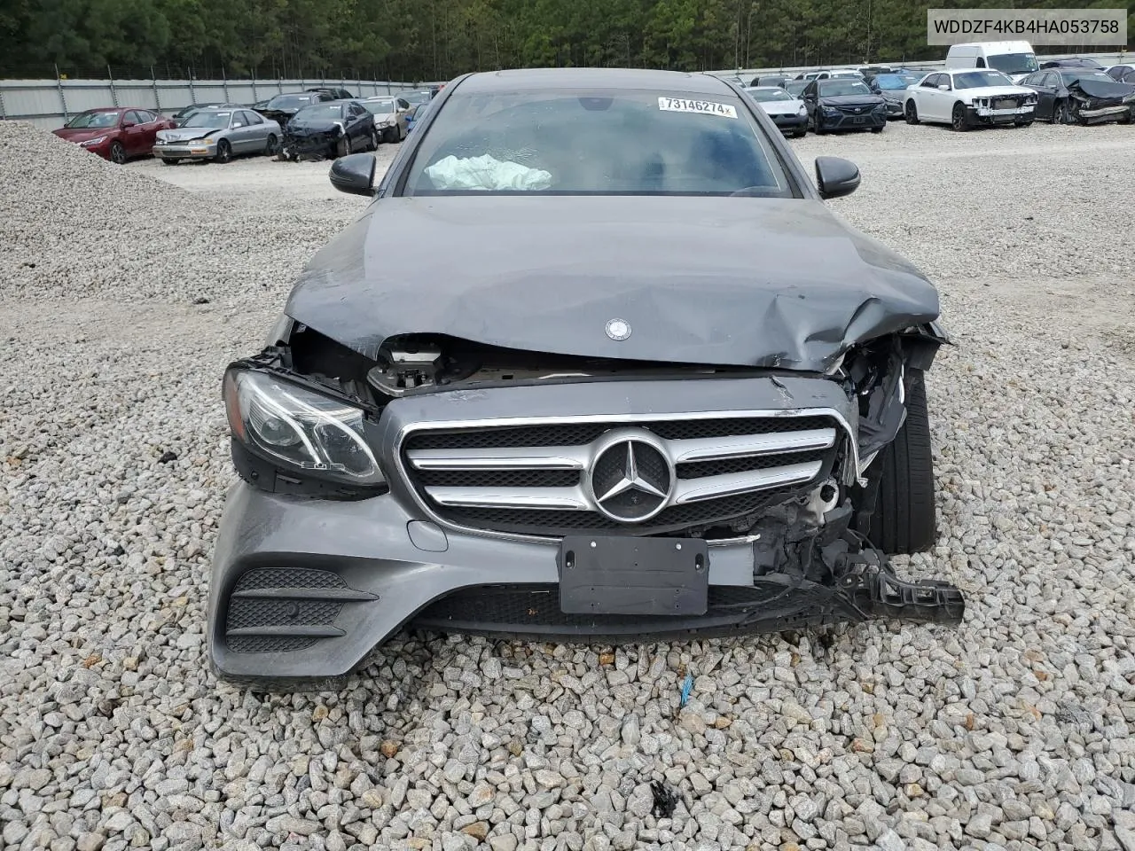 2017 Mercedes-Benz E 300 4Matic VIN: WDDZF4KB4HA053758 Lot: 73146274