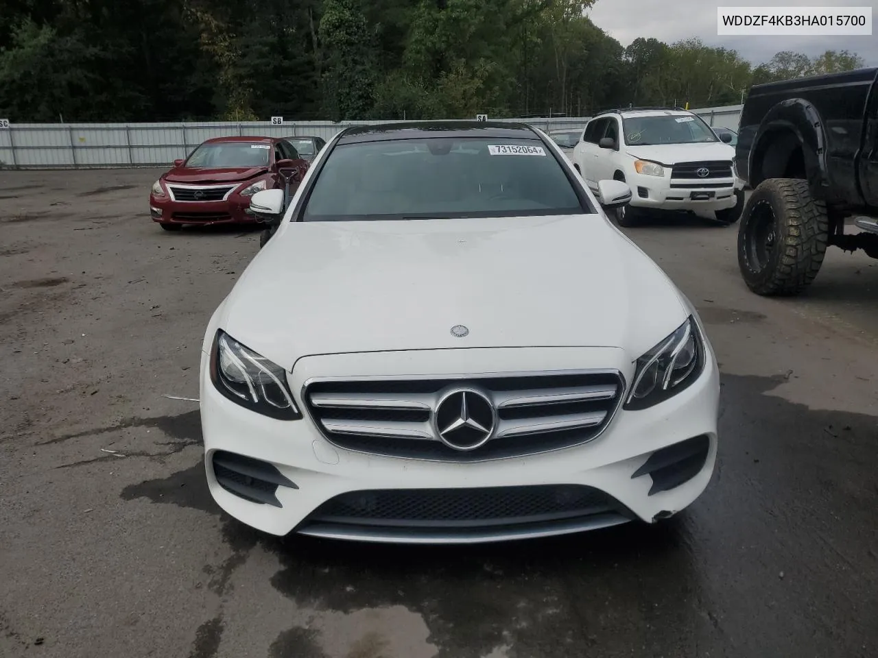 2017 Mercedes-Benz E 300 4Matic VIN: WDDZF4KB3HA015700 Lot: 73152064