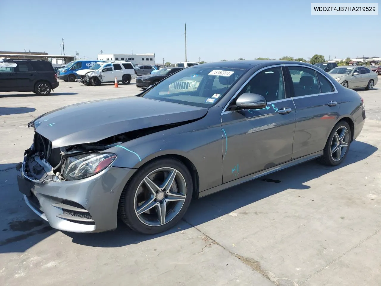 2017 Mercedes-Benz E 300 VIN: WDDZF4JB7HA219529 Lot: 73180914