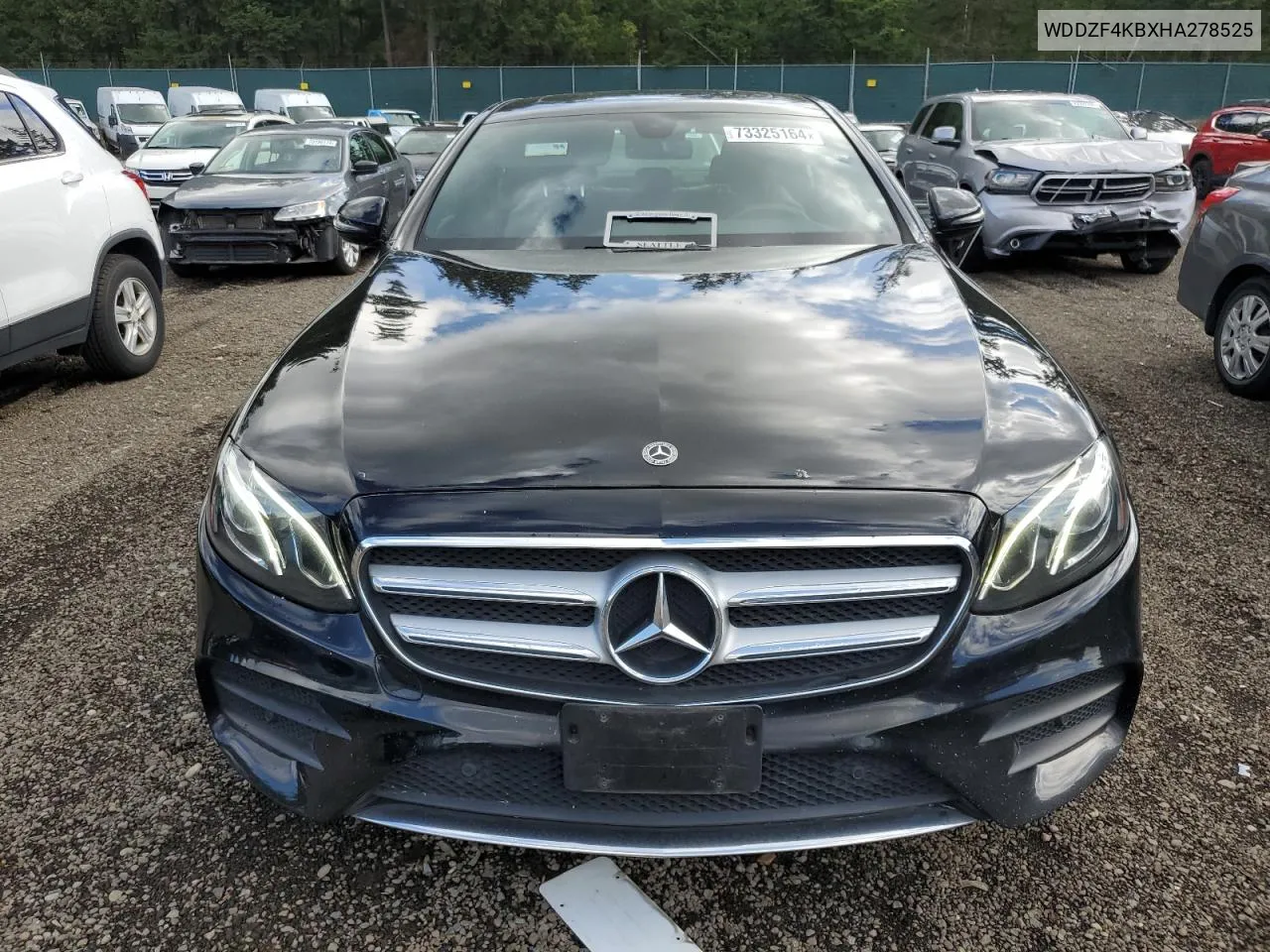 2017 Mercedes-Benz E 300 4Matic VIN: WDDZF4KBXHA278525 Lot: 73325164