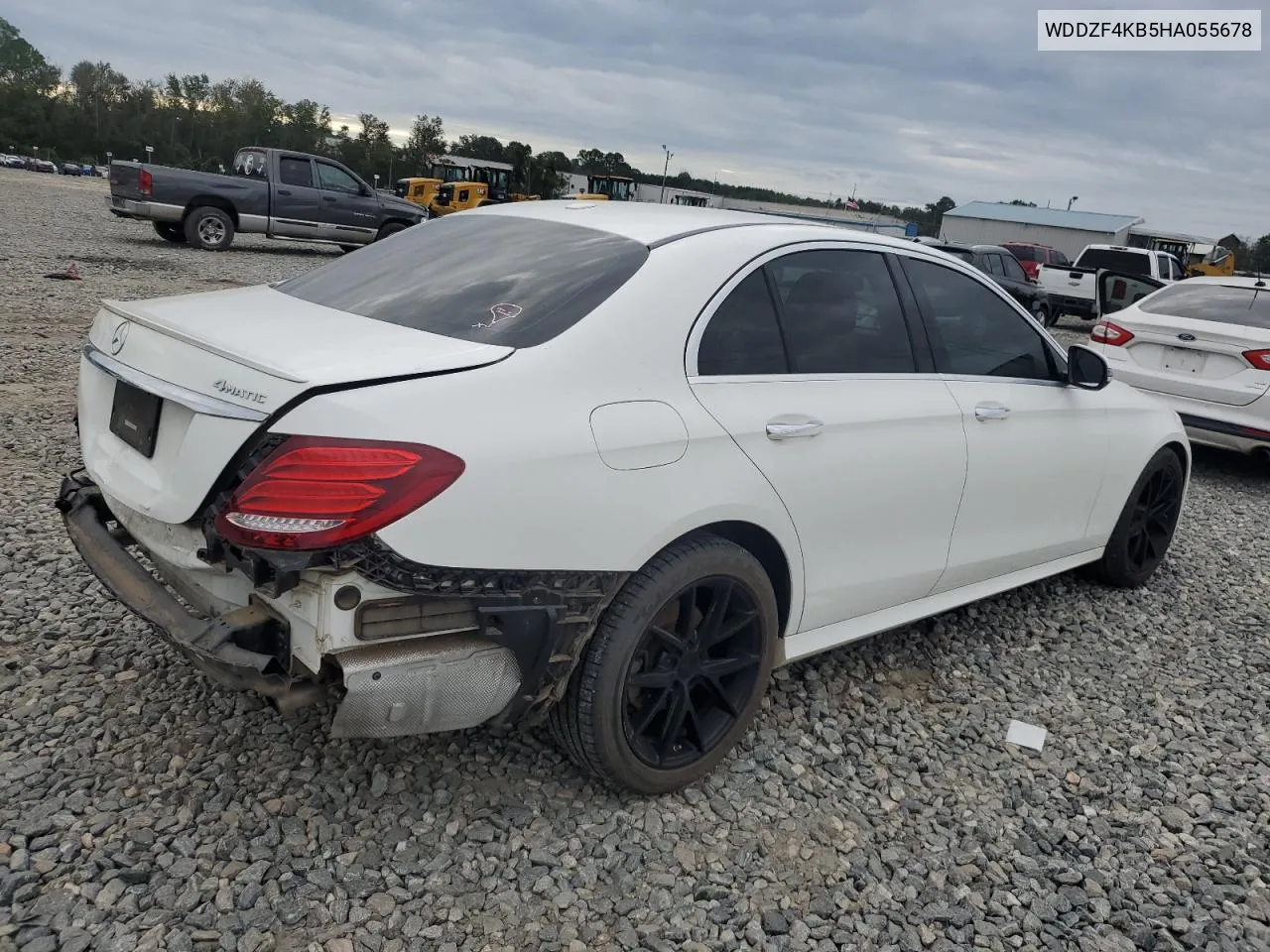 2017 Mercedes-Benz E 300 4Matic VIN: WDDZF4KB5HA055678 Lot: 73338104