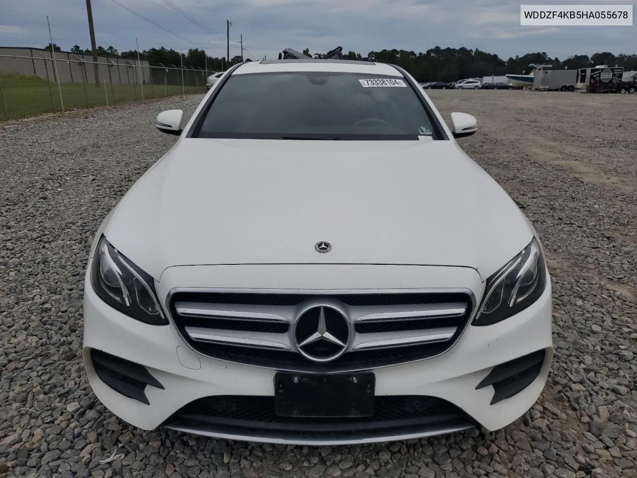 2017 Mercedes-Benz E 300 4Matic VIN: WDDZF4KB5HA055678 Lot: 73338104