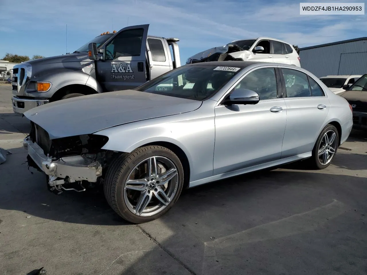 2017 Mercedes-Benz E 300 VIN: WDDZF4JB1HA290953 Lot: 73702644