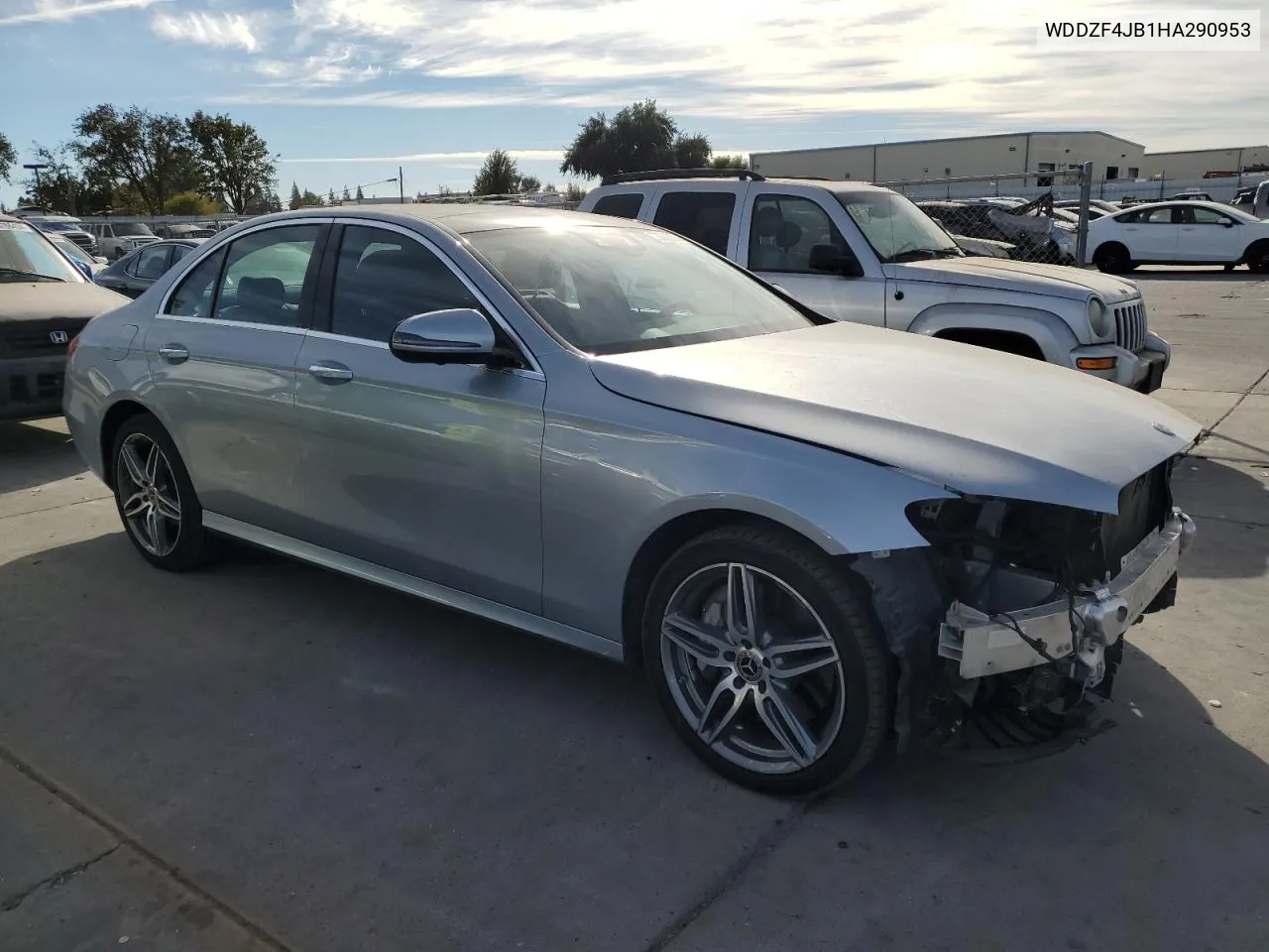 2017 Mercedes-Benz E 300 VIN: WDDZF4JB1HA290953 Lot: 73702644