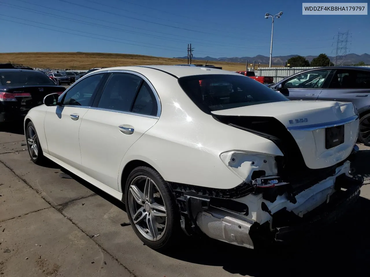 2017 Mercedes-Benz E 300 4Matic VIN: WDDZF4KB8HA179797 Lot: 74020204