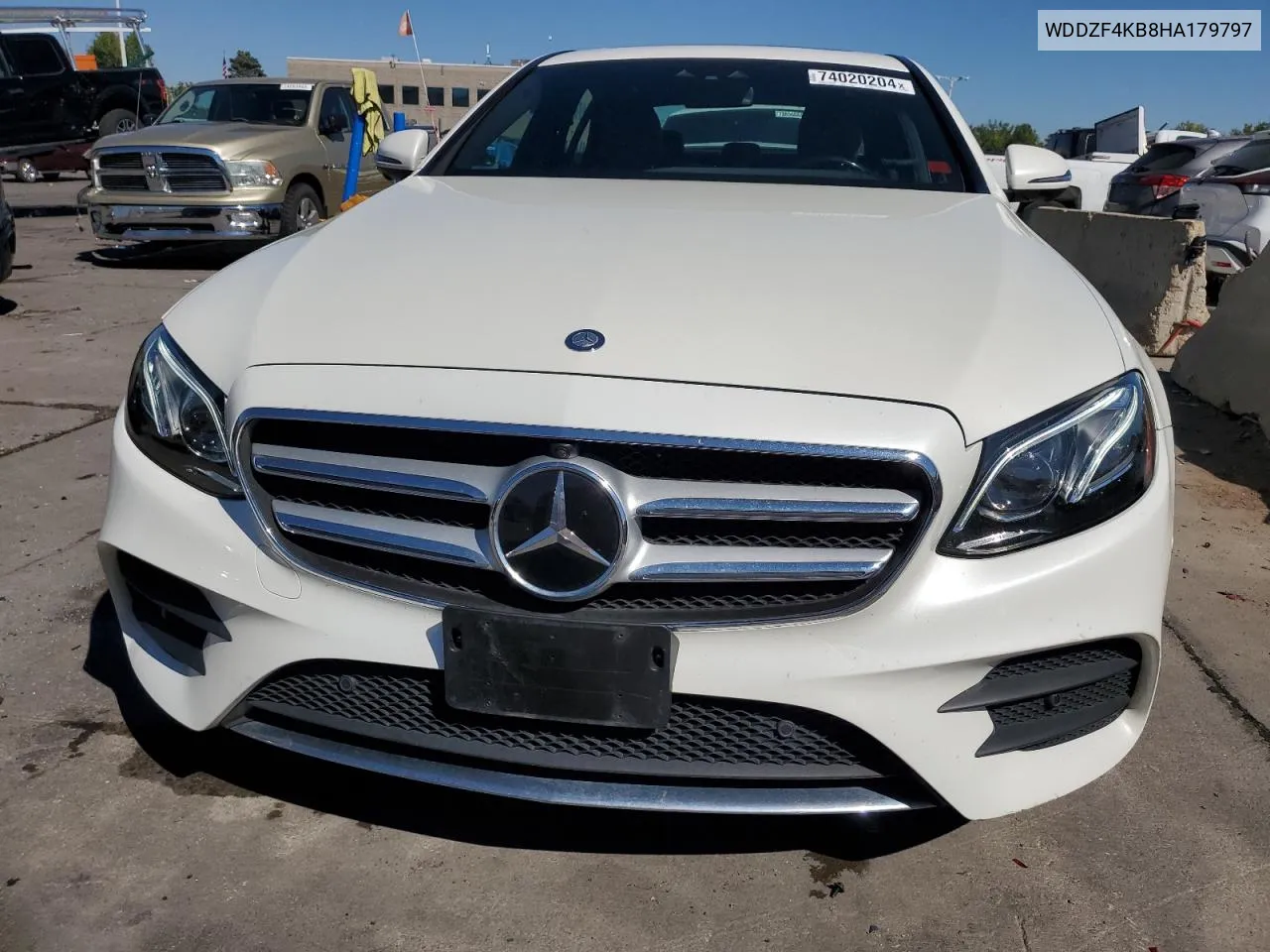 2017 Mercedes-Benz E 300 4Matic VIN: WDDZF4KB8HA179797 Lot: 74020204