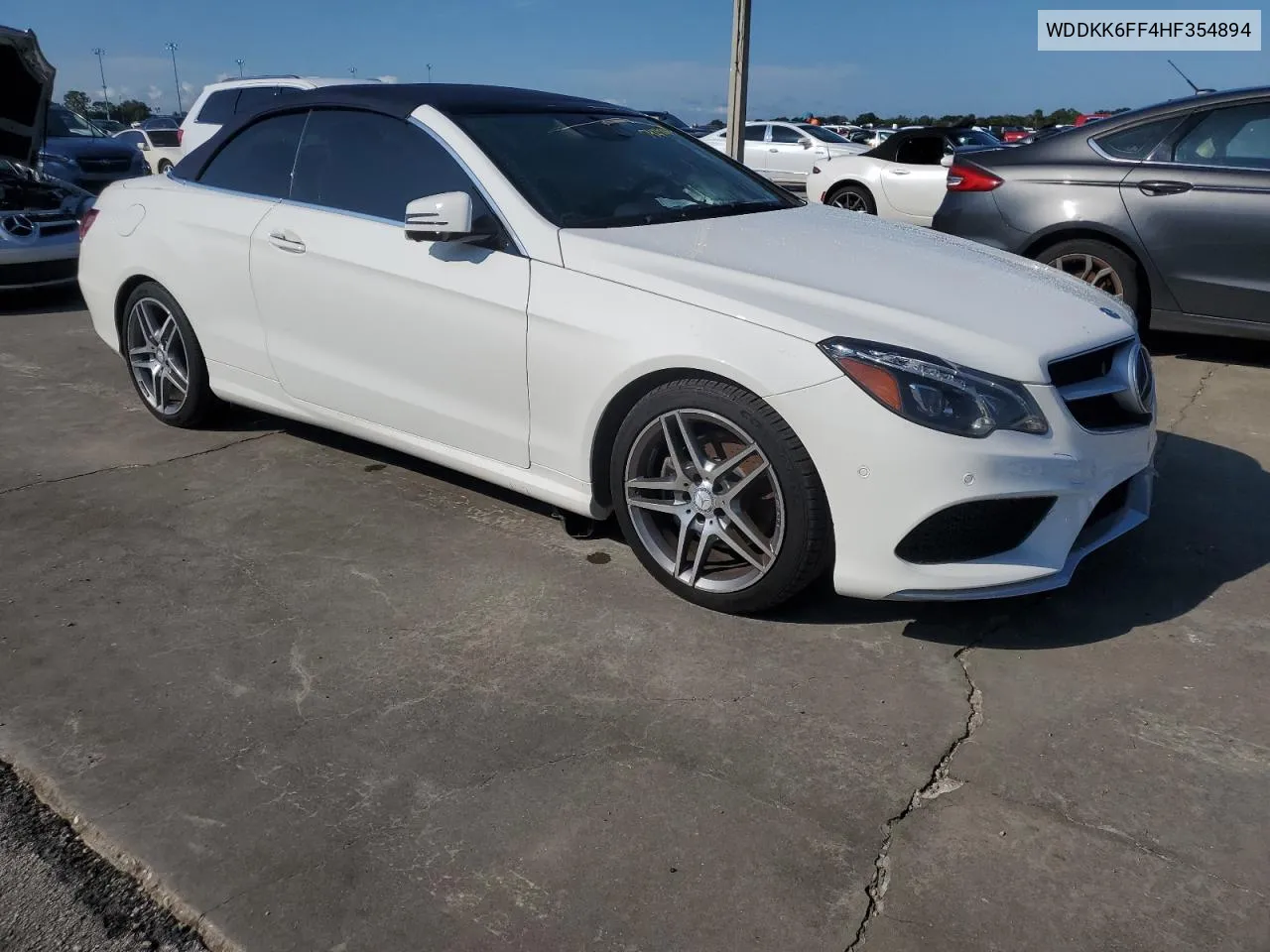 2017 Mercedes-Benz E 400 VIN: WDDKK6FF4HF354894 Lot: 74217014