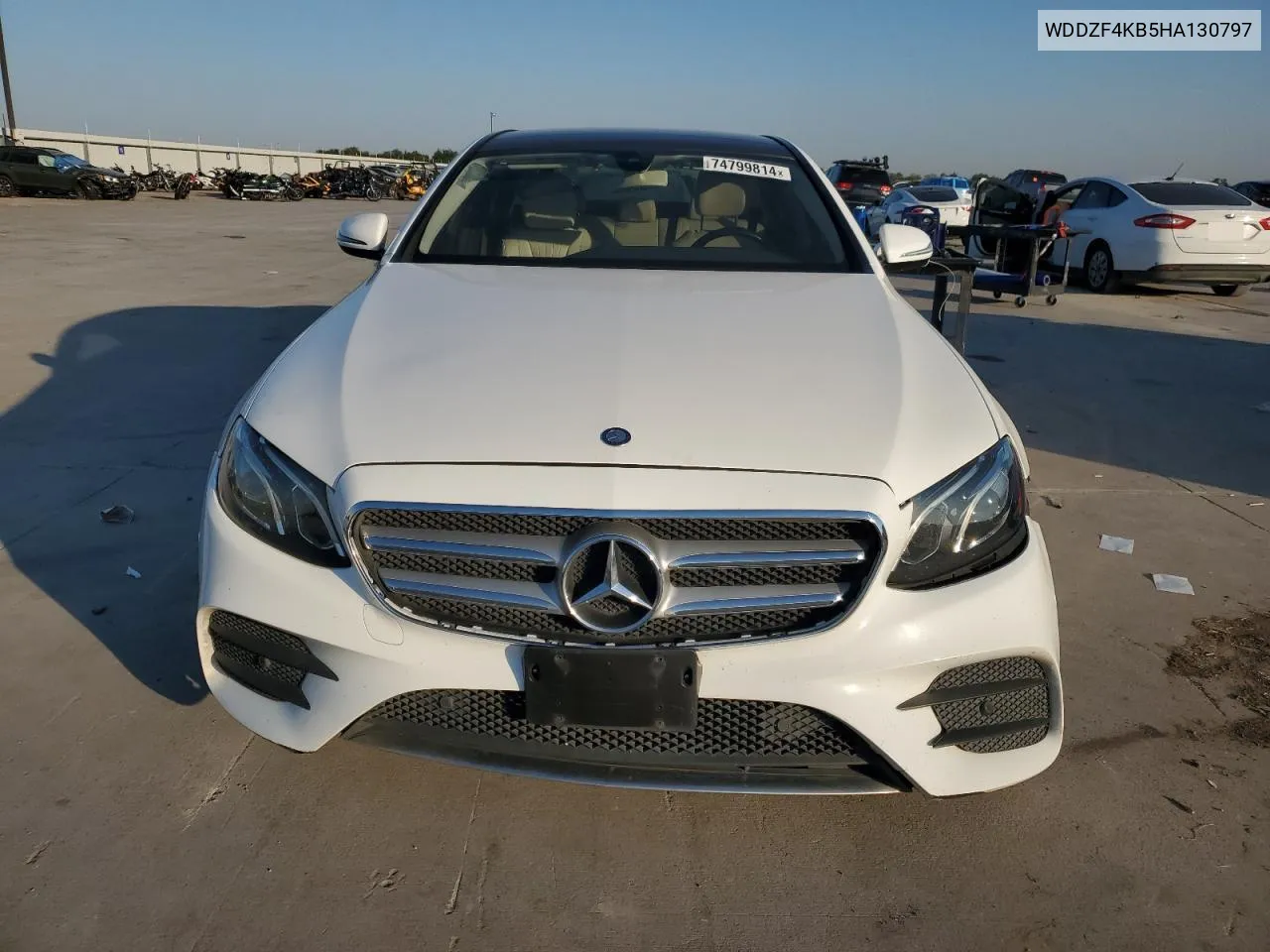 2017 Mercedes-Benz E 300 4Matic VIN: WDDZF4KB5HA130797 Lot: 74799814