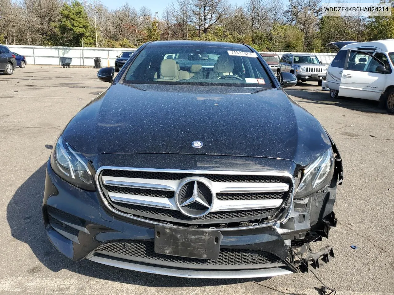 2017 Mercedes-Benz E 300 4Matic VIN: WDDZF4KB6HA024214 Lot: 74897984