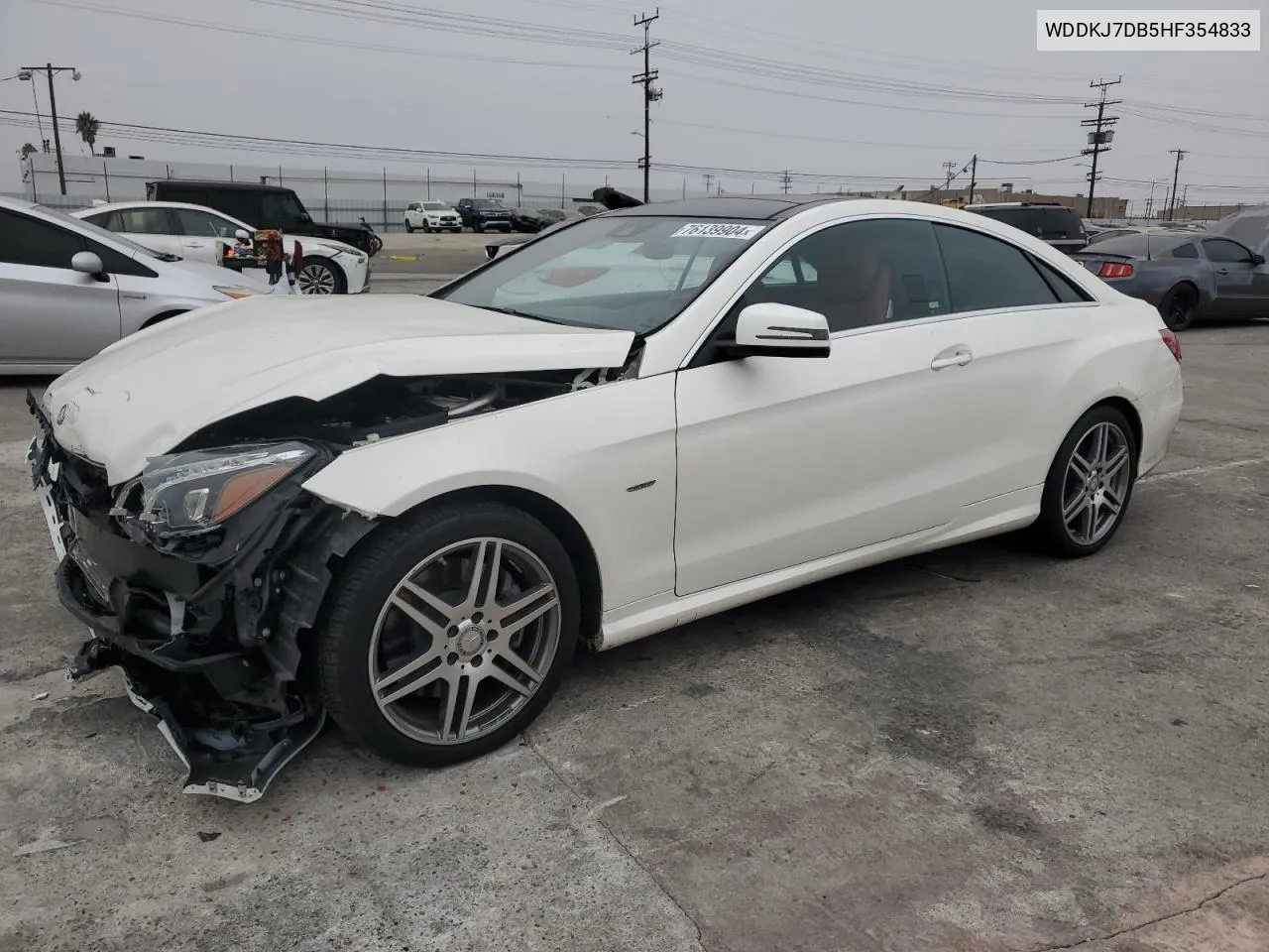 2017 Mercedes-Benz E 550 VIN: WDDKJ7DB5HF354833 Lot: 76139904