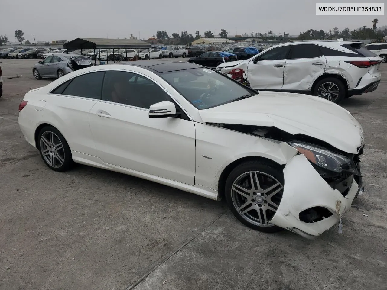 2017 Mercedes-Benz E 550 VIN: WDDKJ7DB5HF354833 Lot: 76139904