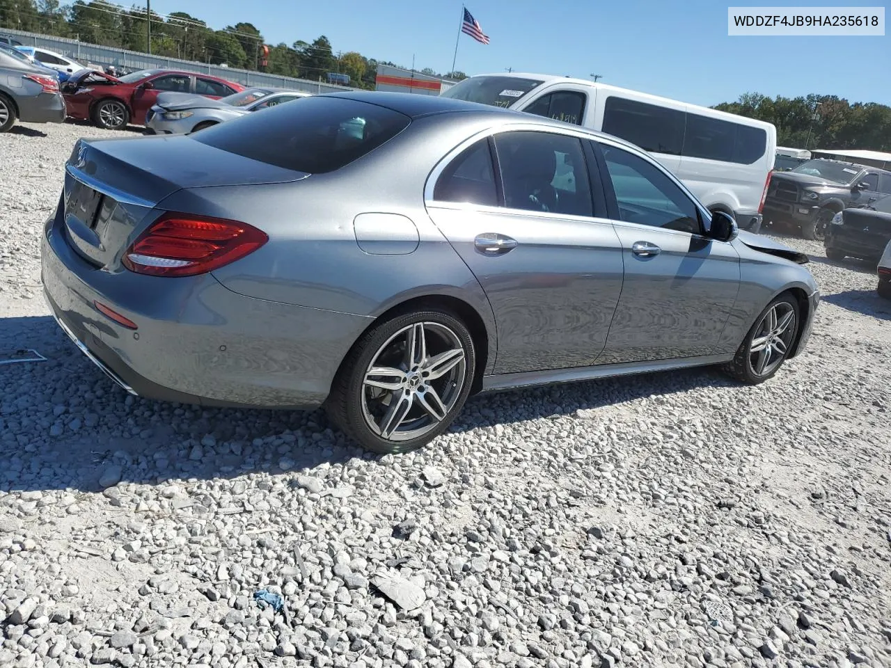 2017 Mercedes-Benz E 300 VIN: WDDZF4JB9HA235618 Lot: 76394094