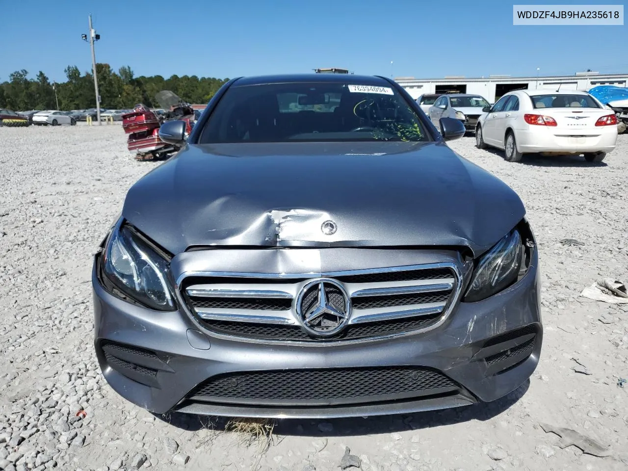 2017 Mercedes-Benz E 300 VIN: WDDZF4JB9HA235618 Lot: 76394094