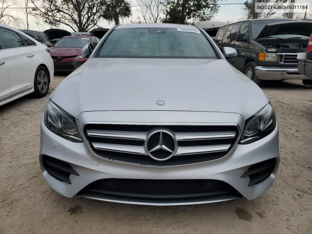 2017 Mercedes-Benz E 300 VIN: WDDZF4JB0HA011184 Lot: 76500314