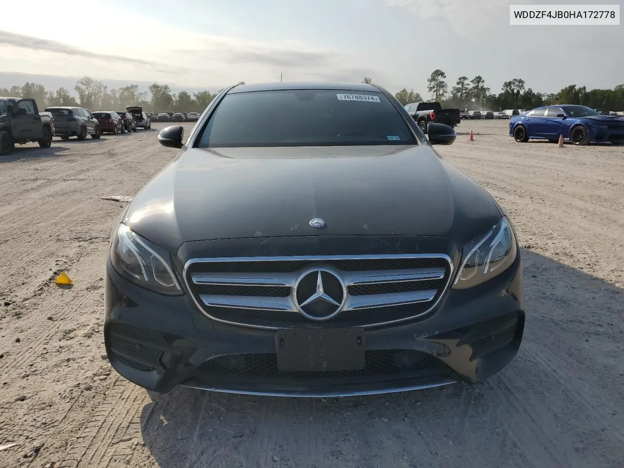 2017 Mercedes-Benz E 300 VIN: WDDZF4JB0HA172778 Lot: 76788374