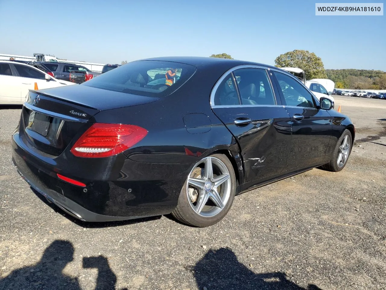 2017 Mercedes-Benz E 300 4Matic VIN: WDDZF4KB9HA181610 Lot: 76994724