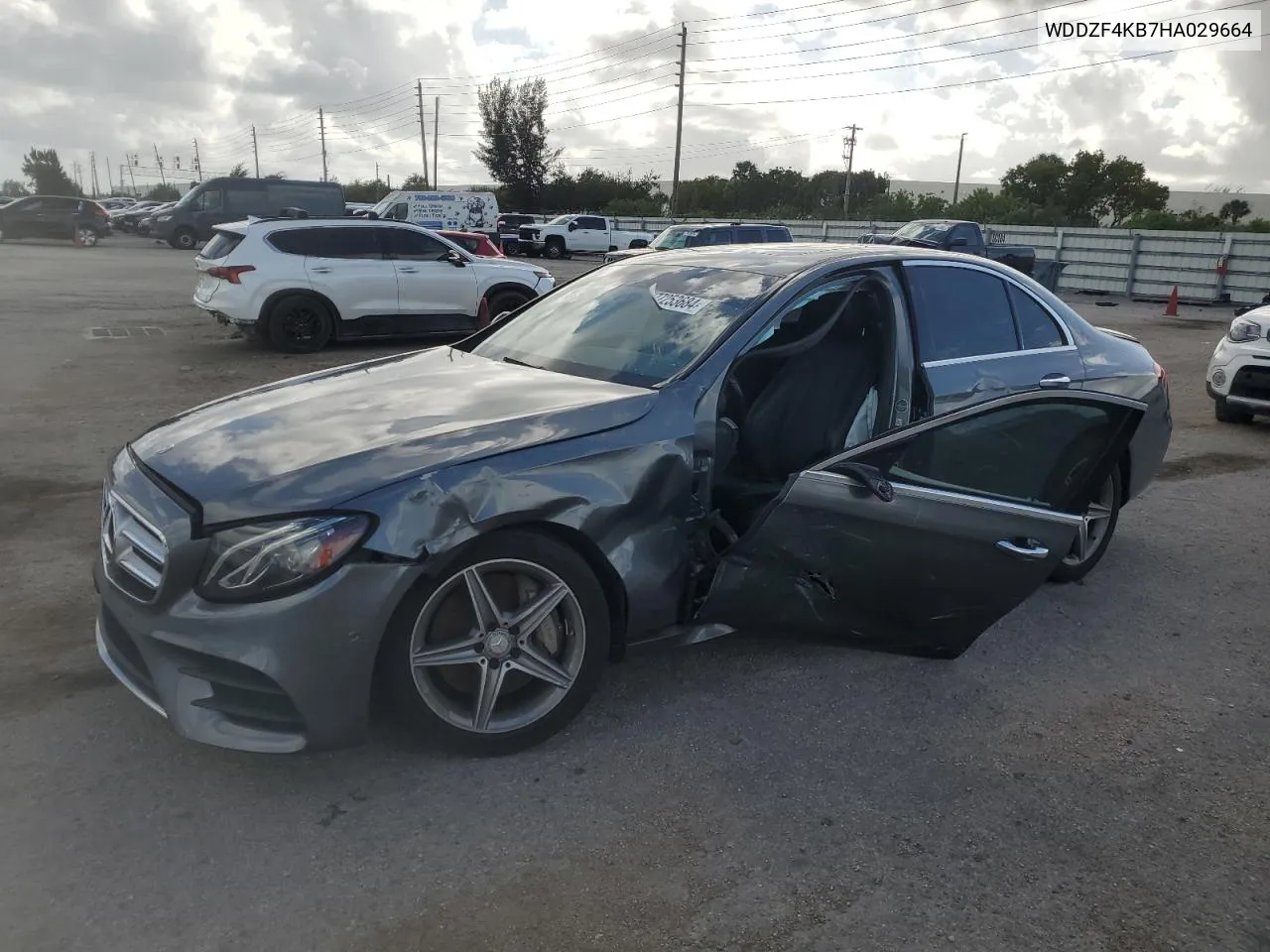 2017 Mercedes-Benz E 300 4Matic VIN: WDDZF4KB7HA029664 Lot: 77253684