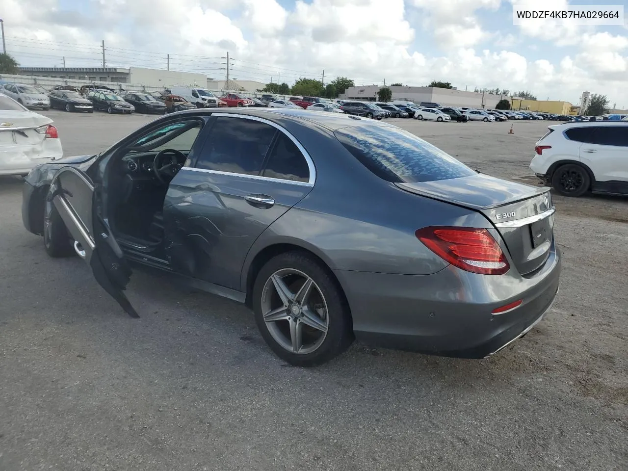 2017 Mercedes-Benz E 300 4Matic VIN: WDDZF4KB7HA029664 Lot: 77253684