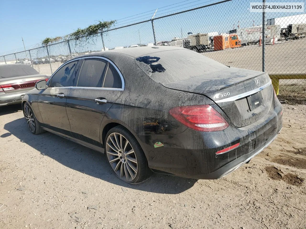 2017 Mercedes-Benz E 300 VIN: WDDZF4JBXHA231139 Lot: 77458774