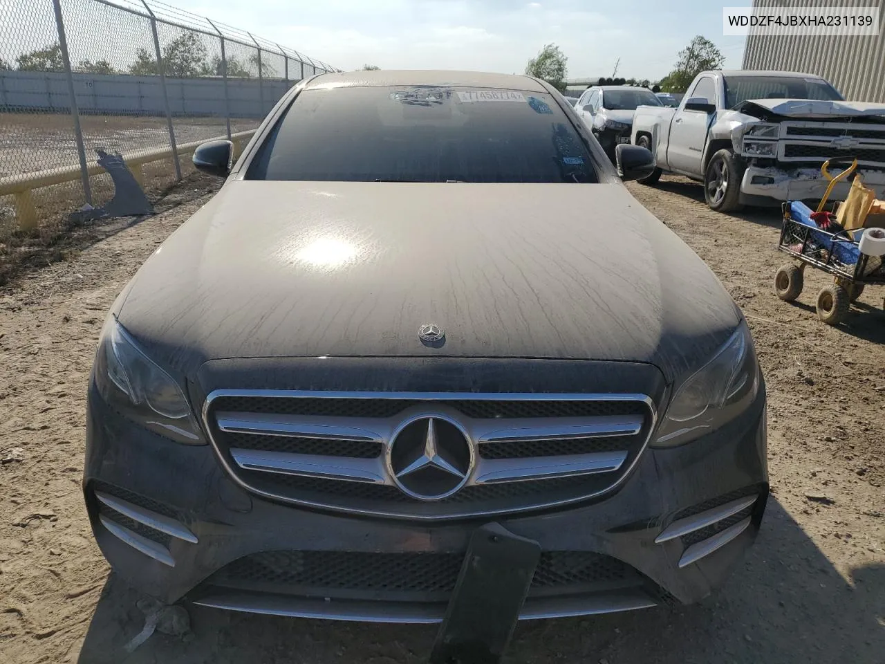 2017 Mercedes-Benz E 300 VIN: WDDZF4JBXHA231139 Lot: 77458774