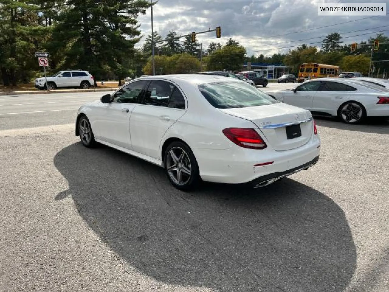 2017 Mercedes-Benz E 300 4Matic VIN: WDDZF4KB0HA009014 Lot: 78857754