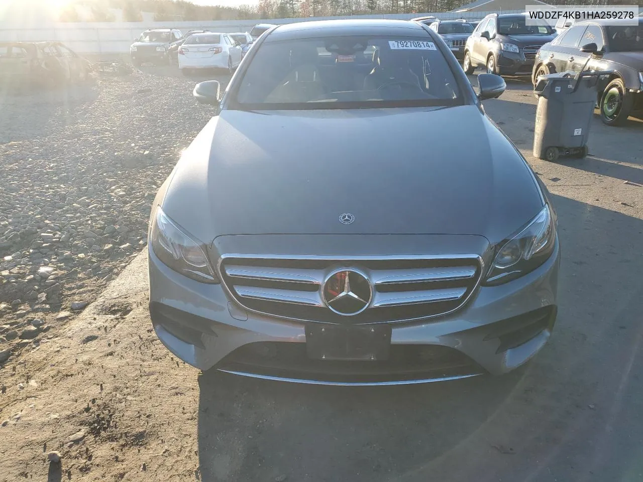 2017 Mercedes-Benz E 300 4Matic VIN: WDDZF4KB1HA259278 Lot: 79270814