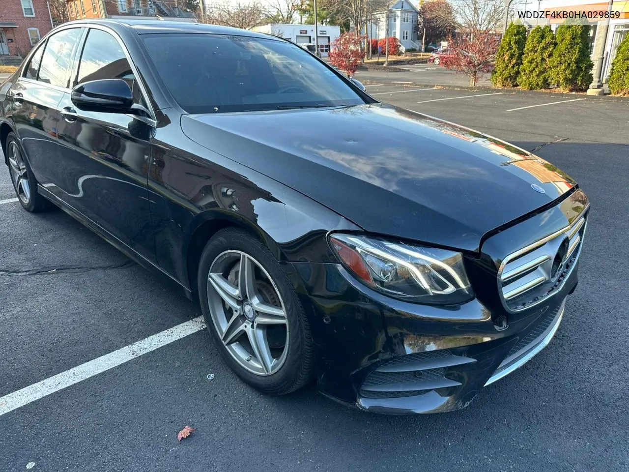 2017 Mercedes-Benz E 300 4Matic VIN: WDDZF4KB0HA029859 Lot: 79906104