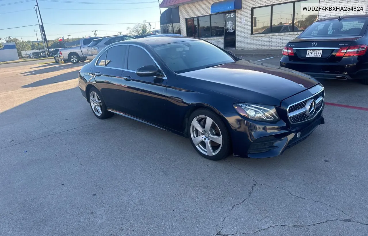 2017 Mercedes-Benz E 300 4Matic VIN: WDDZF4KBXHA254824 Lot: 80979984