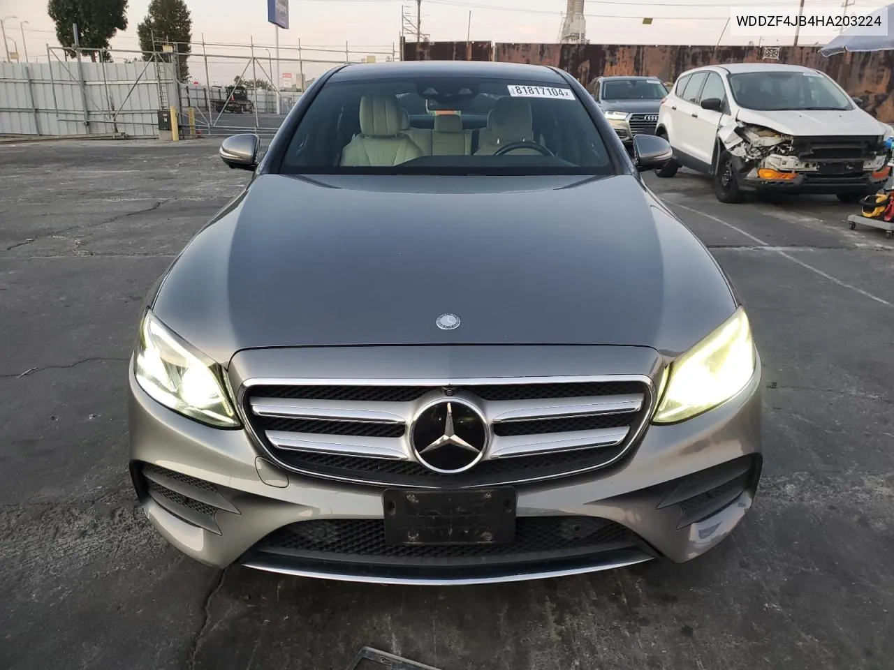 2017 Mercedes-Benz E 300 VIN: WDDZF4JB4HA203224 Lot: 81817104