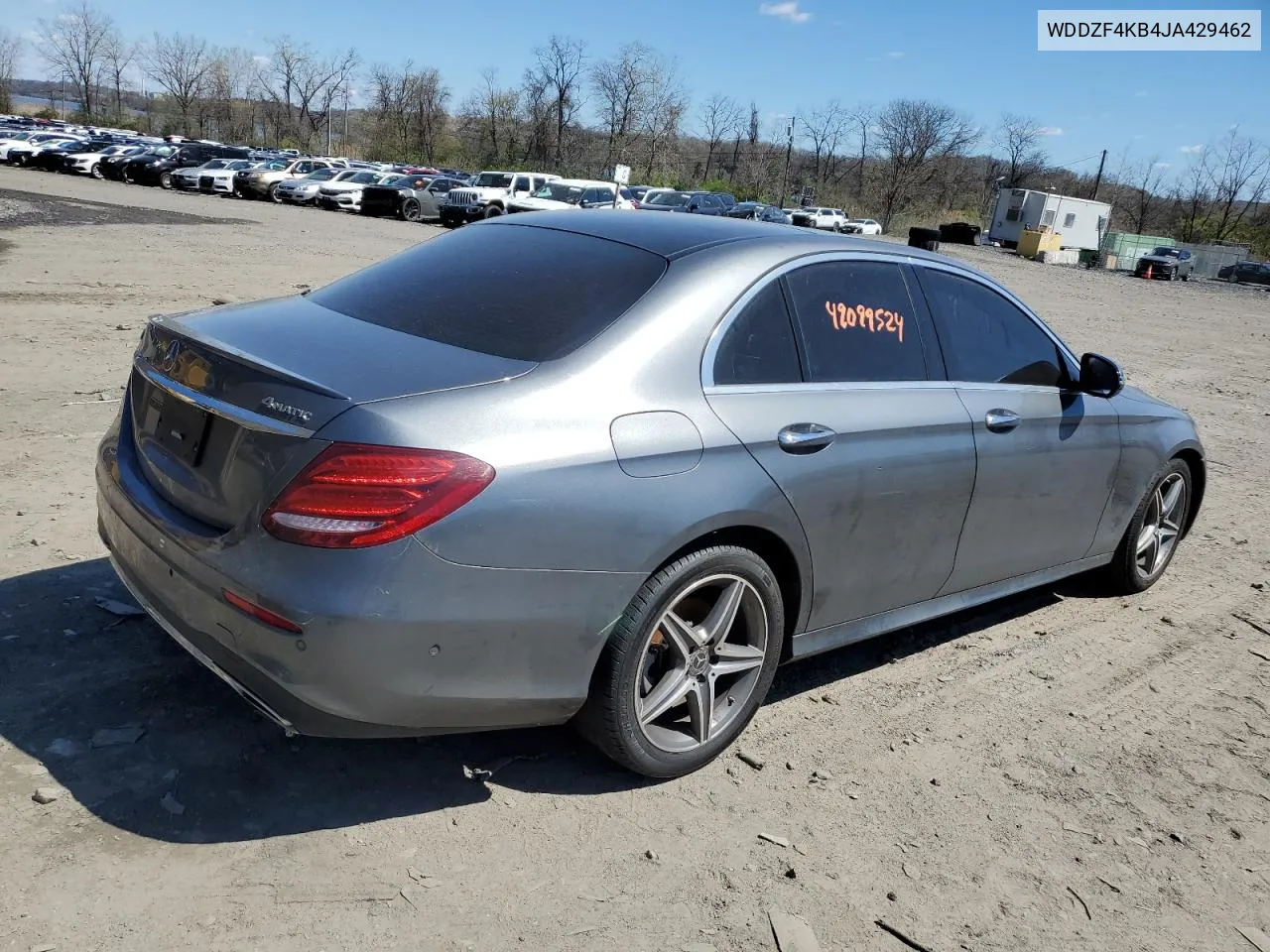 2018 Mercedes-Benz E 300 4Matic VIN: WDDZF4KB4JA429462 Lot: 49099524