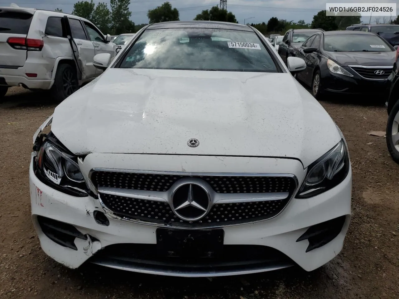 2018 Mercedes-Benz E 400 4Matic VIN: WDD1J6GB2JF024526 Lot: 57150034