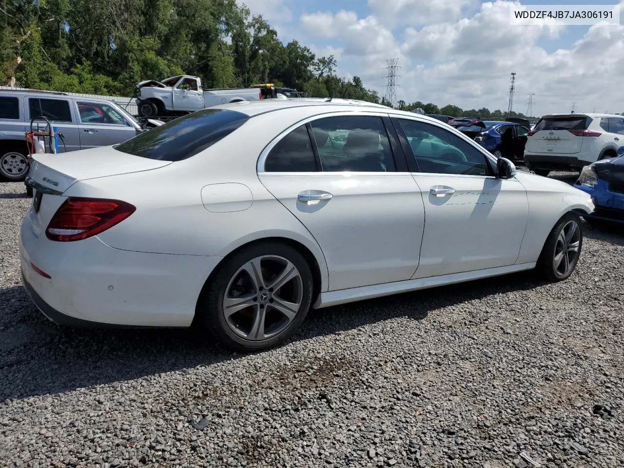 2018 Mercedes-Benz E 300 VIN: WDDZF4JB7JA306191 Lot: 60878184