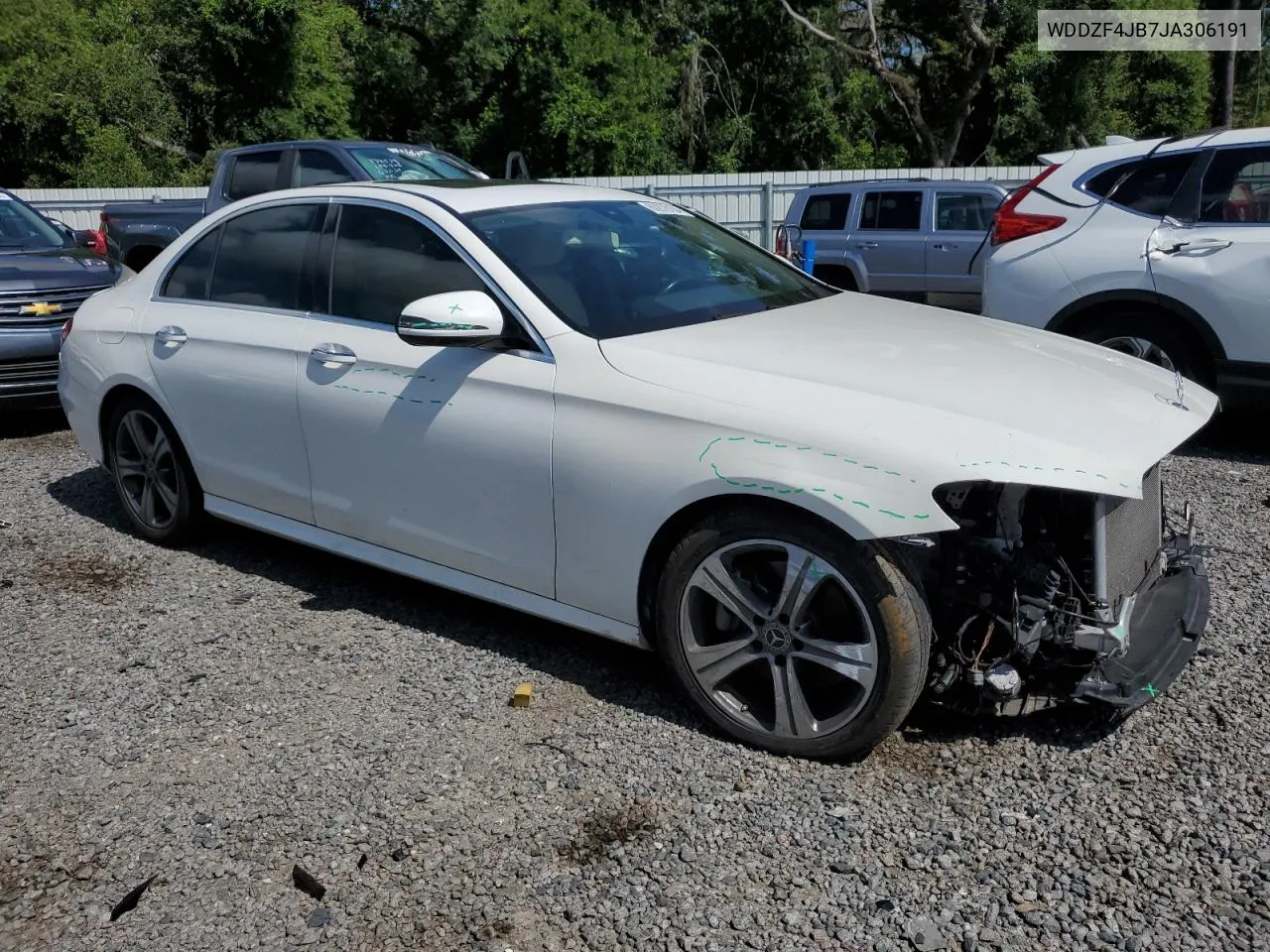 2018 Mercedes-Benz E 300 VIN: WDDZF4JB7JA306191 Lot: 60878184