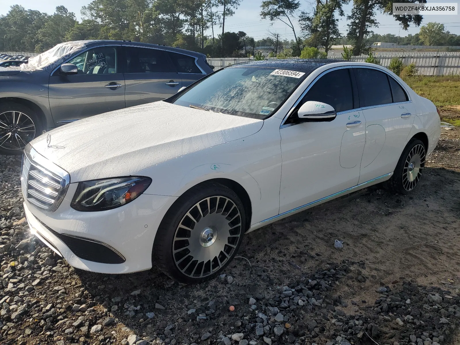 2018 Mercedes-Benz E 300 4Matic VIN: WDDZF4KBXJA356758 Lot: 62306594