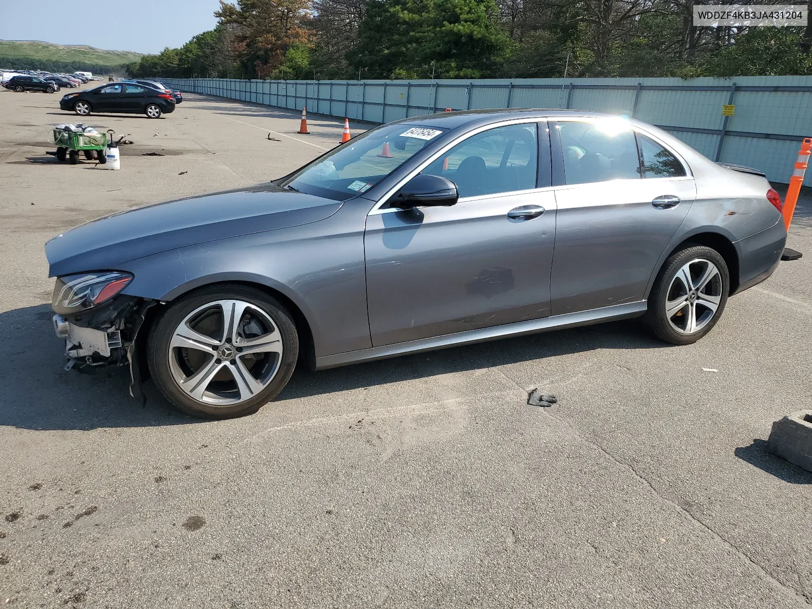 2018 Mercedes-Benz E 300 4Matic VIN: WDDZF4KB3JA431204 Lot: 64376454