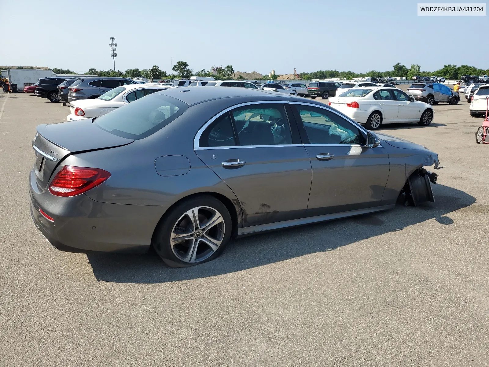 2018 Mercedes-Benz E 300 4Matic VIN: WDDZF4KB3JA431204 Lot: 64376454