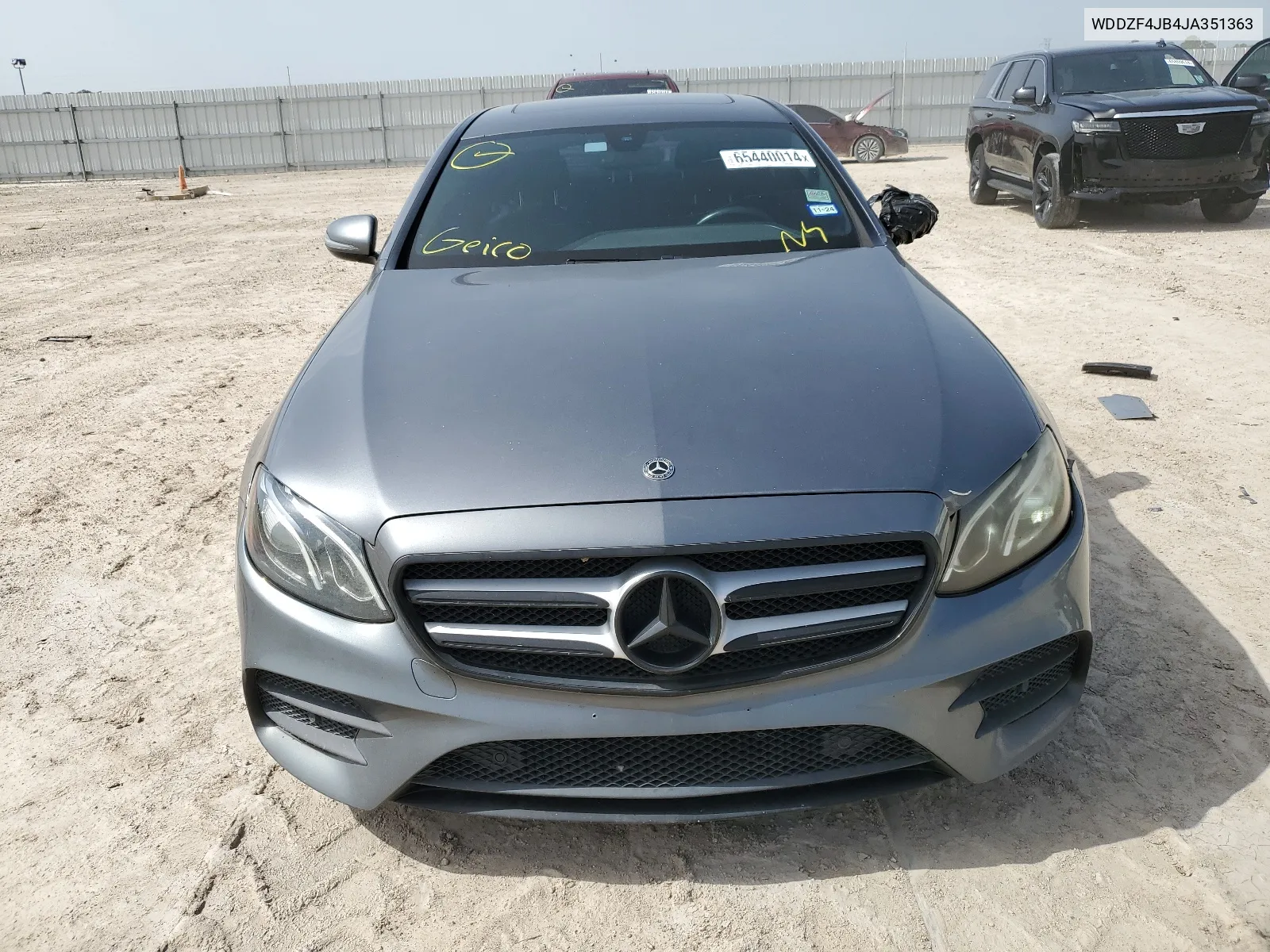 2018 Mercedes-Benz E 300 VIN: WDDZF4JB4JA351363 Lot: 65440014