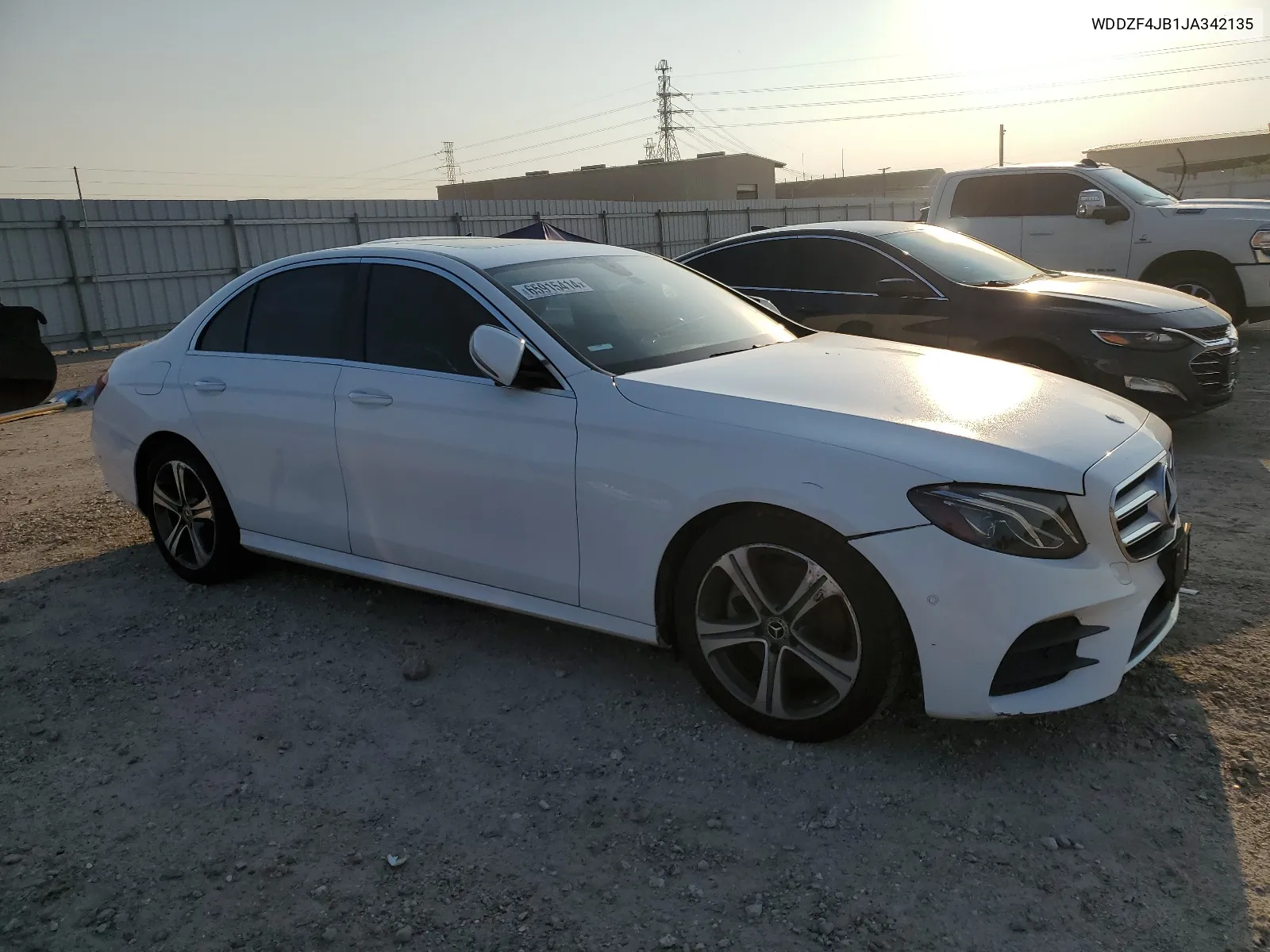 2018 Mercedes-Benz E 300 VIN: WDDZF4JB1JA342135 Lot: 65915414