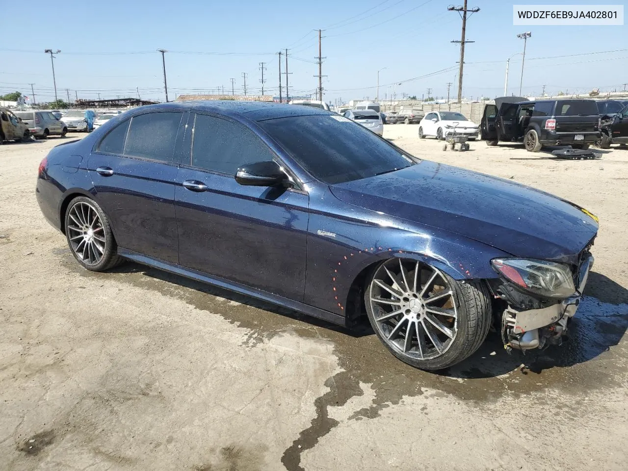 2018 Mercedes-Benz E 43 4Matic Amg VIN: WDDZF6EB9JA402801 Lot: 67590054